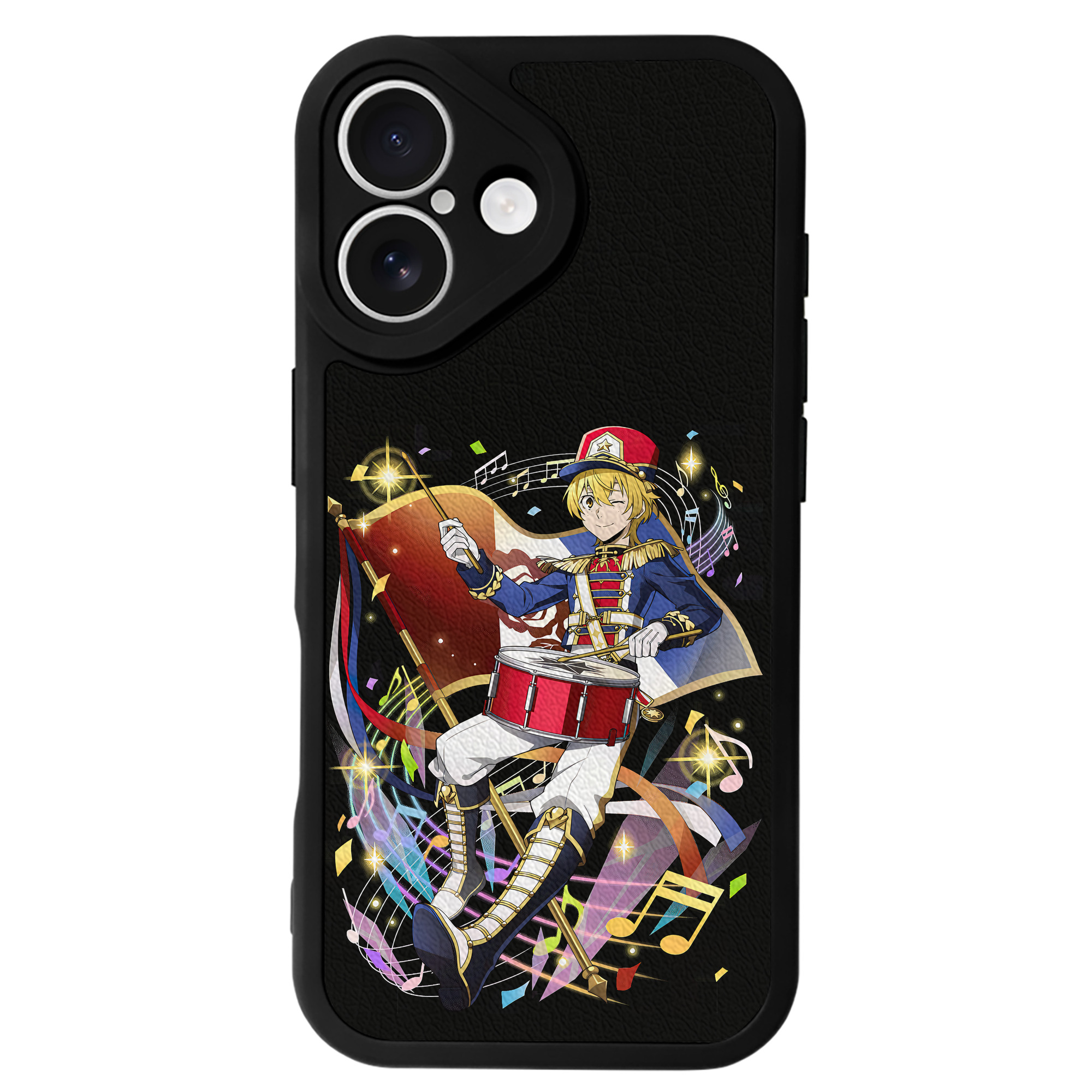 （画像用） 文豪ストレイドッグス Bungo Stray Dogs 【iPhone 16シリーズ対応】シリコンスマホケース（レザー調） 材質：シリコン